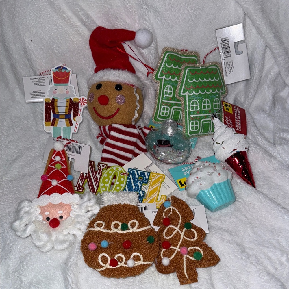 Festive Holiday Ornament Set - Multicolor